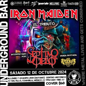 Tributo a Iron Maiden en Underground Bar