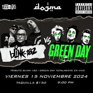 MegaTributo GREEN DAY VS BLINK-182 en Dogma Bar