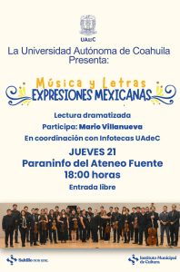 ‘Música y Letras’ Expresiones Mexicanas