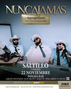 NUNCA JAMÁS en concierto en Dogma Bar