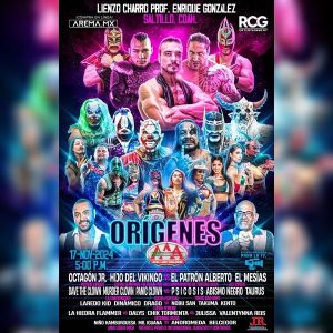 Orígenes Lucha Libre AAA Saltillo 2024 en El Lienzo Charro