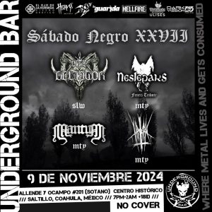 Sábado Negro en Underground Bar