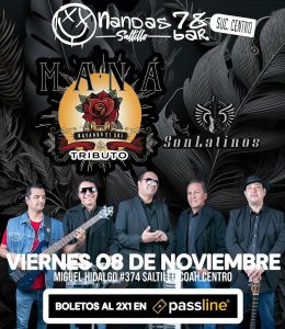 Tributo a Maná en Nandas Bar Saltillo