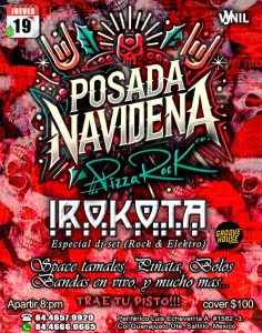 Posada Space Tamales en Pizza Rock