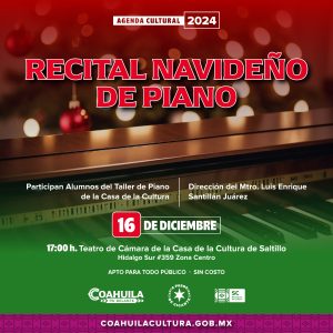 Recital Navideño de Piano