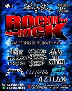 Rockin’ the Rock en Pizza Rock