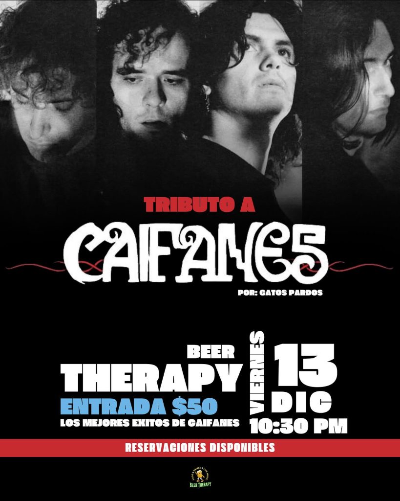 Tributo a Caifanes en Beer Therapy