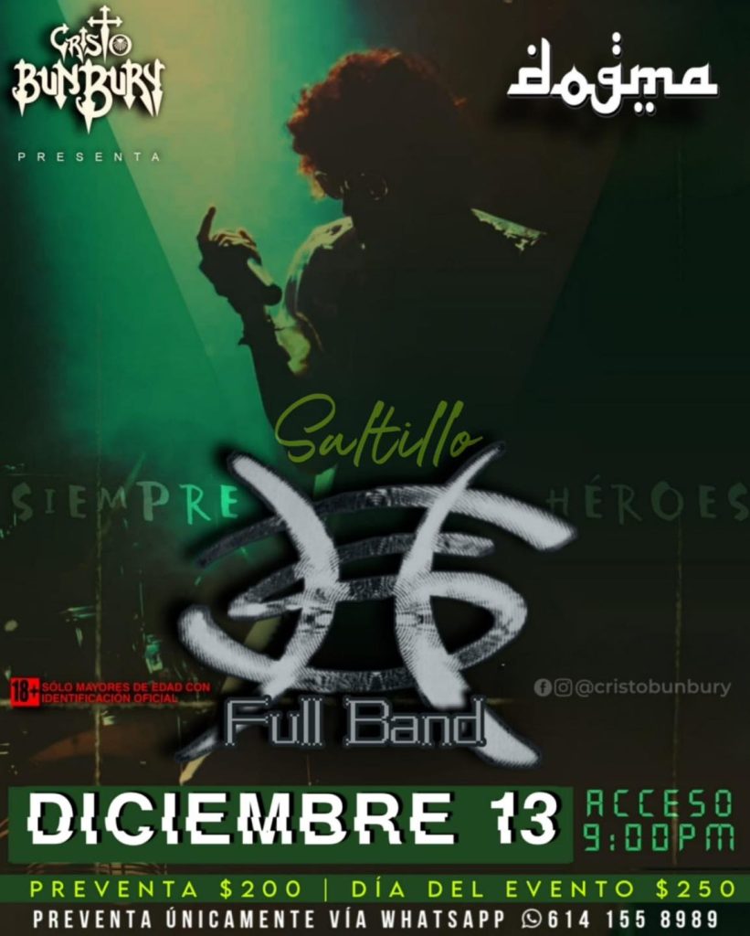 Tributo a HÉROES DEL SILENCIO en Dogma Bar