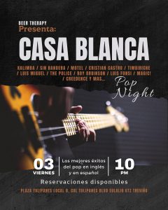 Casa Blanca en Beer Therapy
