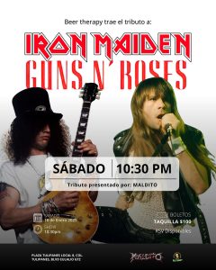 Iron Maiden Vs Guns N’ Roses en Beer Therapy