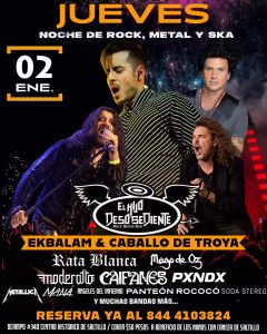 JUEVES DE ROCK, METAL Y SKA en El Hijo Desobediente