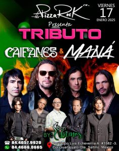 Tributo a Caifanes & Mana en Pizza Rock