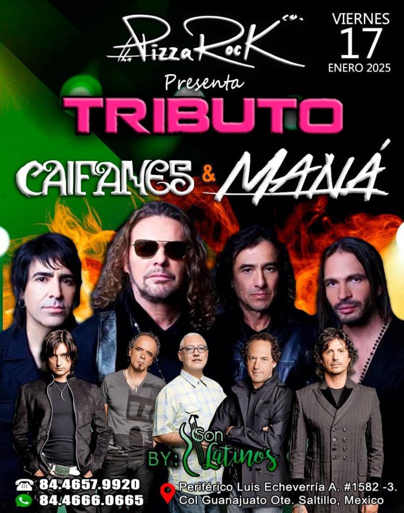 Tributo a Caifanes & Mana en Pizza Rock