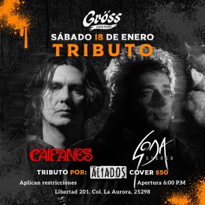Tributo a Caifanes & Soda Stereo en Gröss Moto Customs