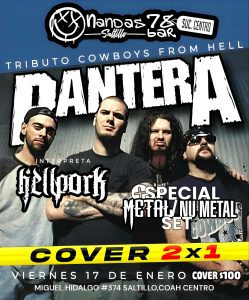 Tributo a Pantera en Nandas Bar Saltillo