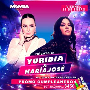 Tributo a Yuridia y Maria José en Mamba Vivo Bar