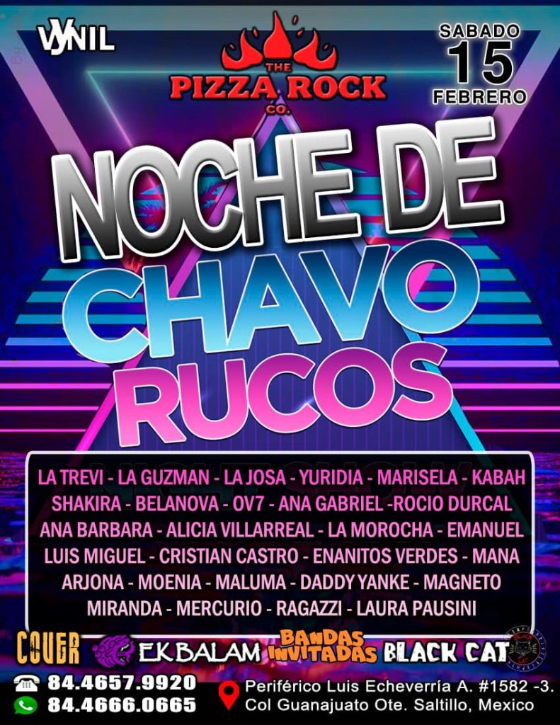 CHAVORUCOS NIGHT en Pizza Rock