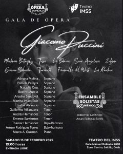 GALA DE ÓPERA “GIACOMO PUCCINI”