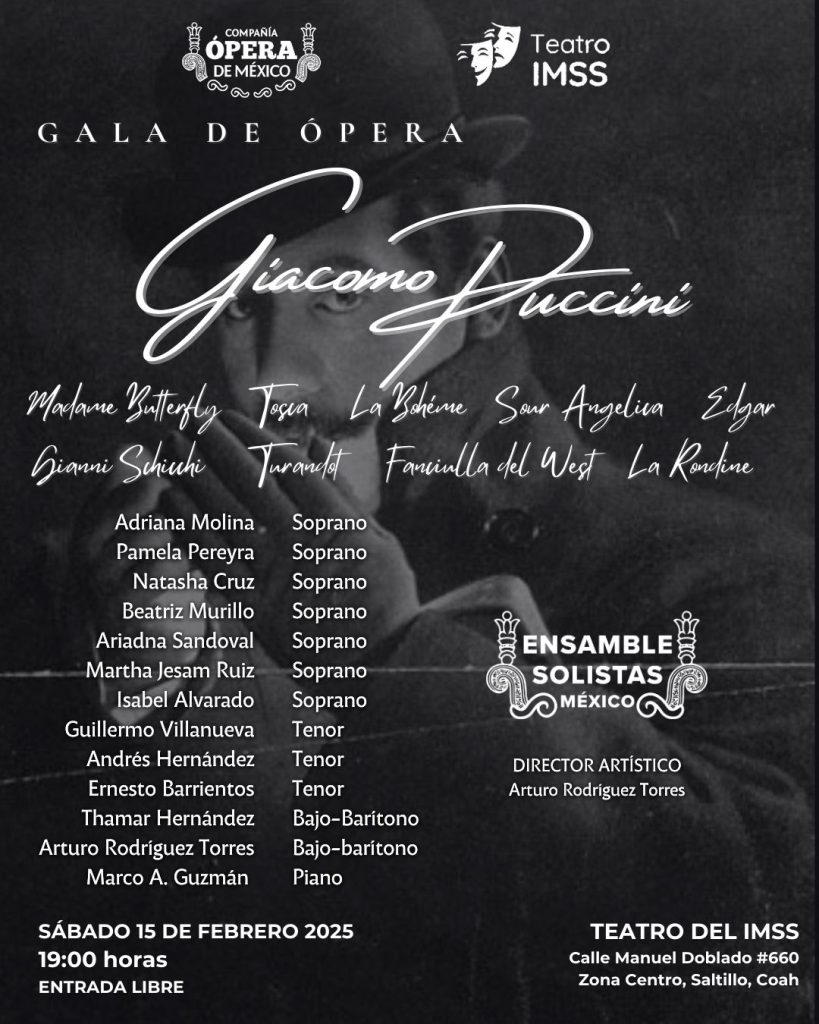 GALA DE ÓPERA “GIACOMO PUCCINI”