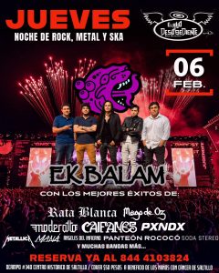 JUEVES DE ROCK, METAL Y SKA en El Hijo Desobediente