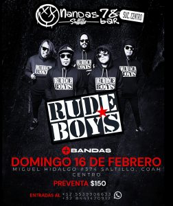 Los Rude Boys en Nandas Bar Saltillo