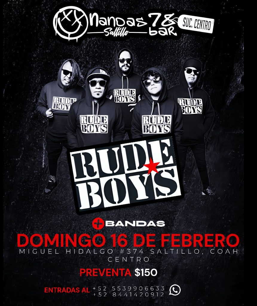 Los Rude Boys en Nandas Bar Saltillo