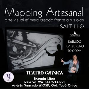 Mapping Artesanal en Teatro Garnica