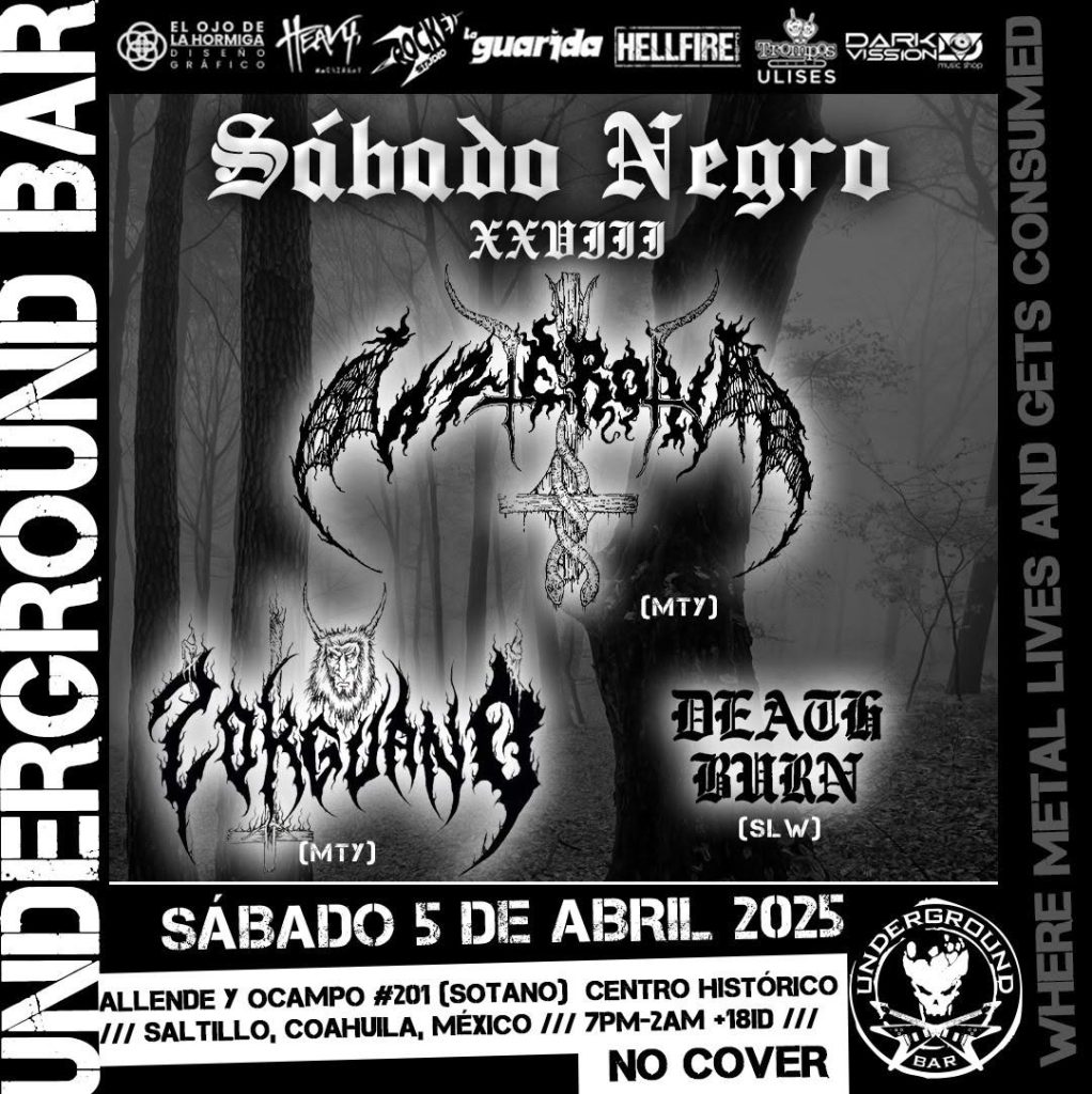 Sábado Negro en Underground Bar