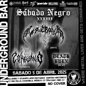 Sábado Negro en Underground Bar