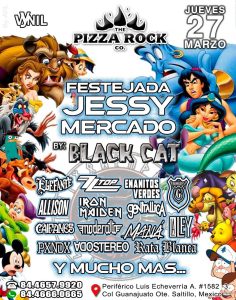 BLACK CAT en Concierto en Pizza Rock