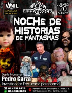 NOCHE de Velas y CUENTOS DE TERROR en Pizza Rock