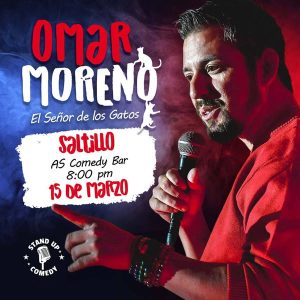 Omar Moreno en AS Comedy Bar