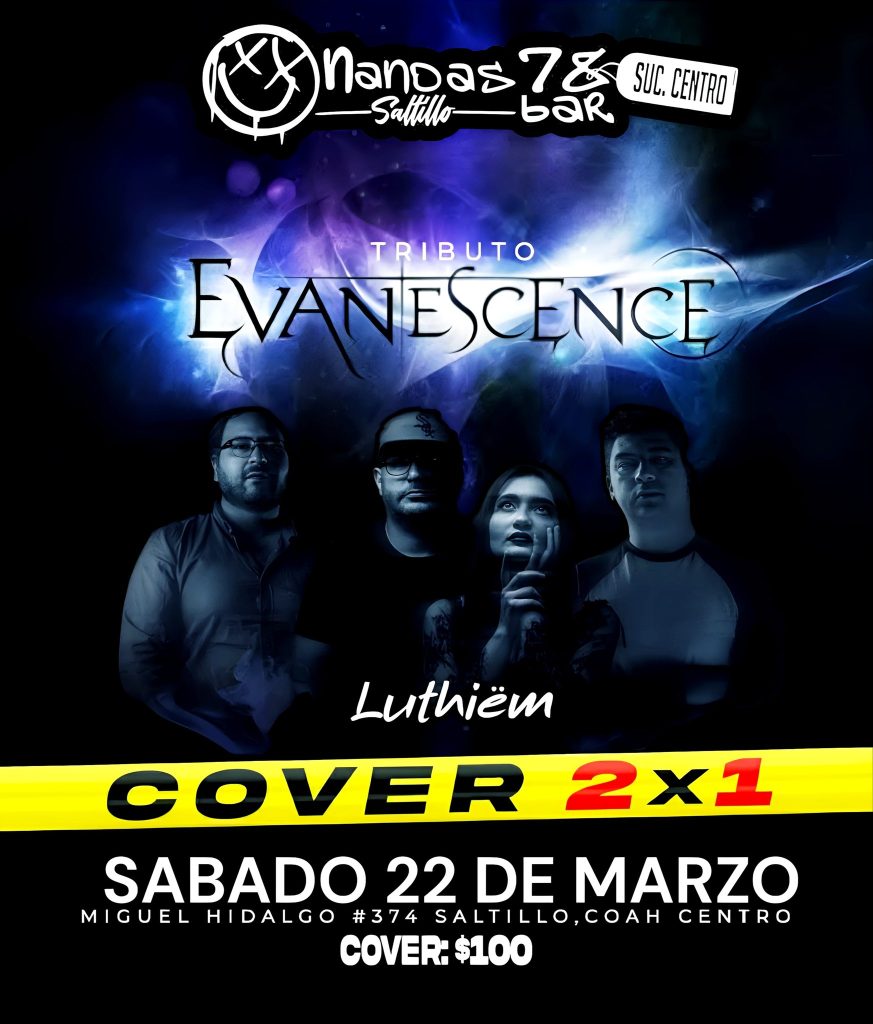 Tributo a Evanescence en Nandas Bar Saltillo