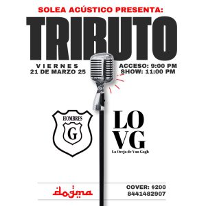 Tributo a Hombres G y La Oreja de Van Gogh en Dogma Bar