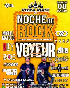 VOYEUR en Concierto en Pizza Rock