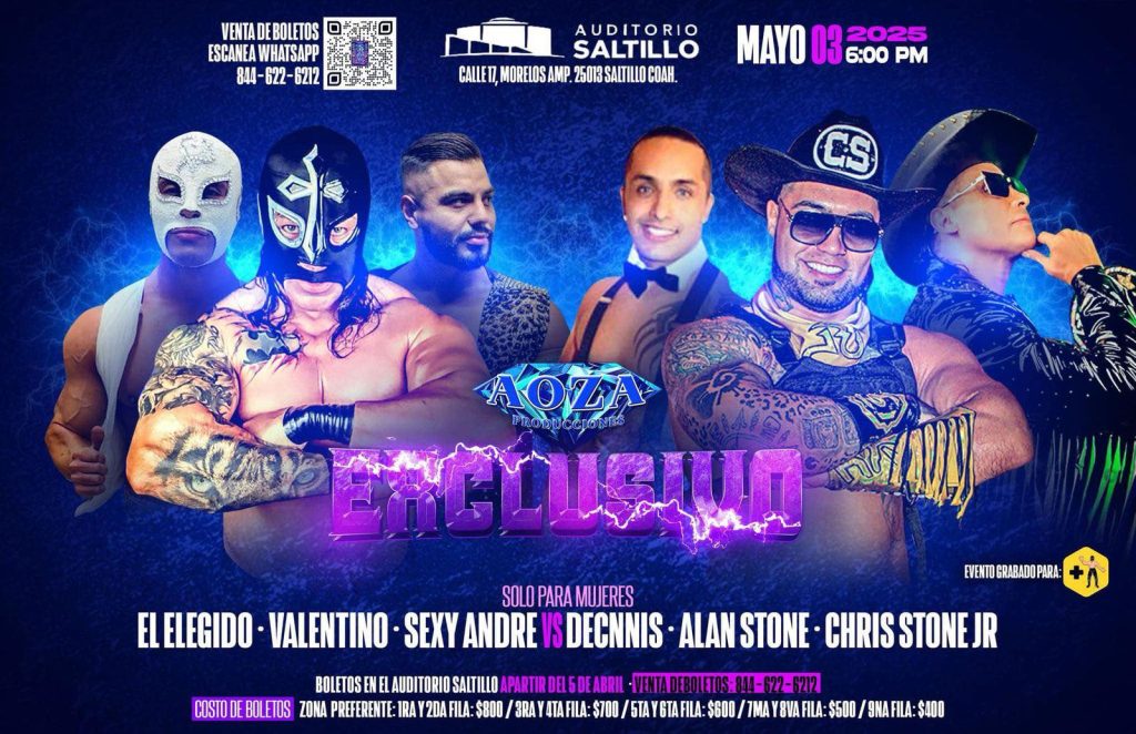 AOZA EXCLUSIVO en Auditorio Saltillo