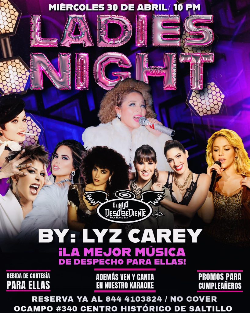 MIÉRCOLES DE DESPECHO NIGHT CON LYZ CAREY en El Hijo Desobediente