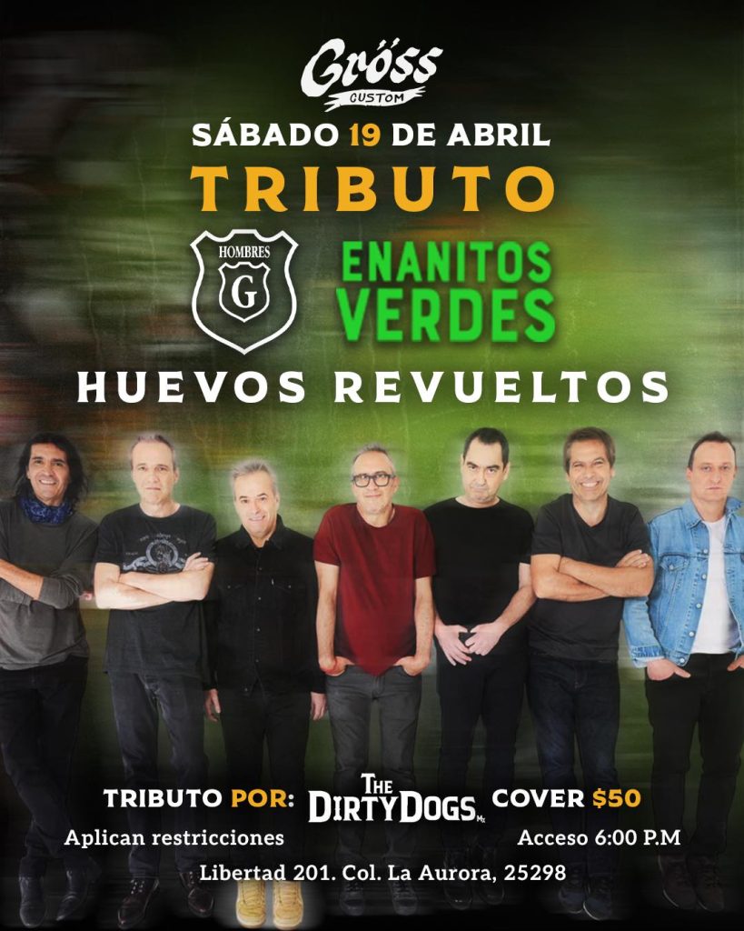 Tributo a 𝐇𝐨𝐦𝐛𝐫𝐞𝐬 𝐆 y 𝐄𝐧𝐚𝐧𝐢𝐭𝐨𝐬 𝐕𝐞𝐫𝐝𝐞𝐬 en Gröss Moto Customs