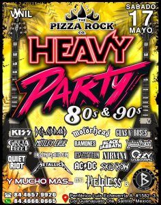 Heavy Party en Pizza Rock
