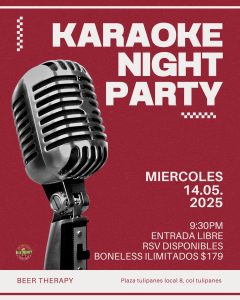 Karaoke Night Party en Beer Therapy