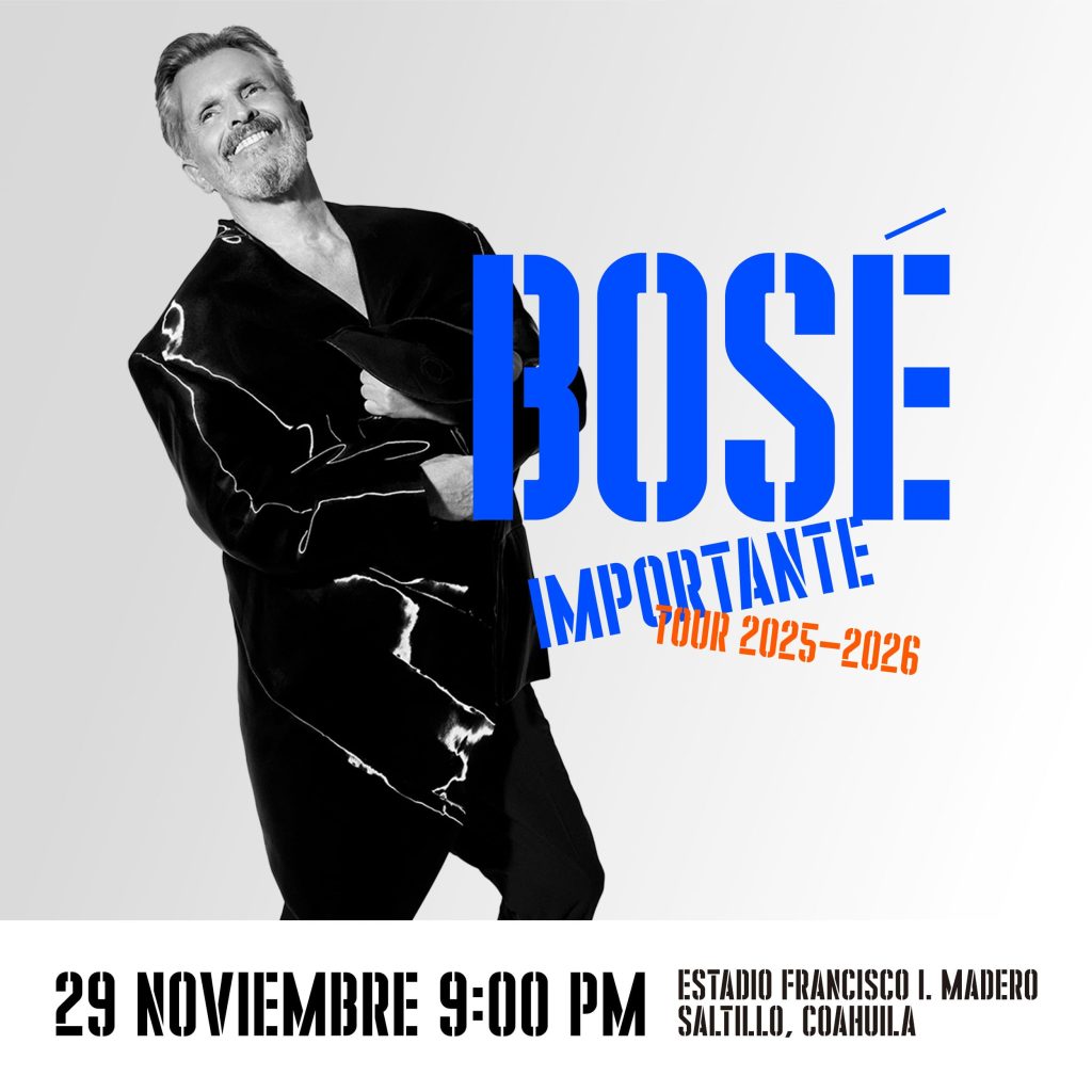 Miguel Bosé en Saltillo 2025