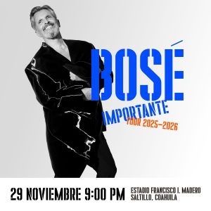 Miguel Bosé en Saltillo 2025