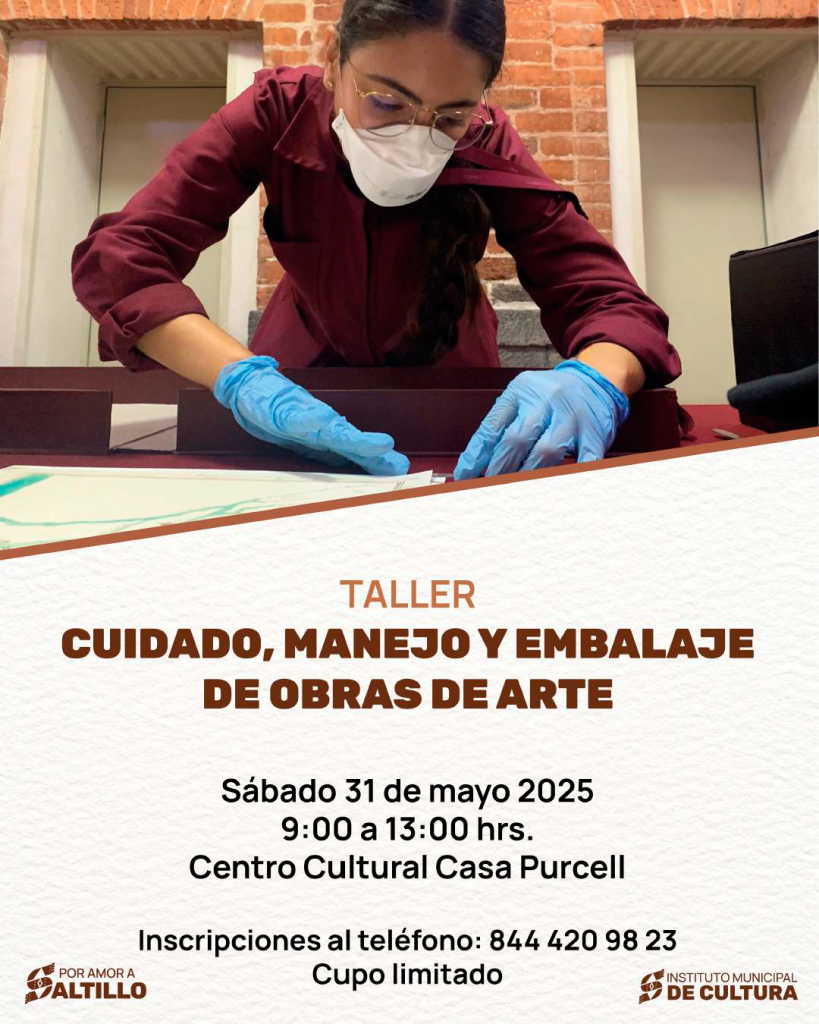 TALLER ‘Cuidado, Manejo y Embalaje de Obras de Arte’