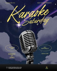 Karaoke Saturday en Beer Therapy