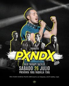 Tributo a PXNDX en Beer Therapy