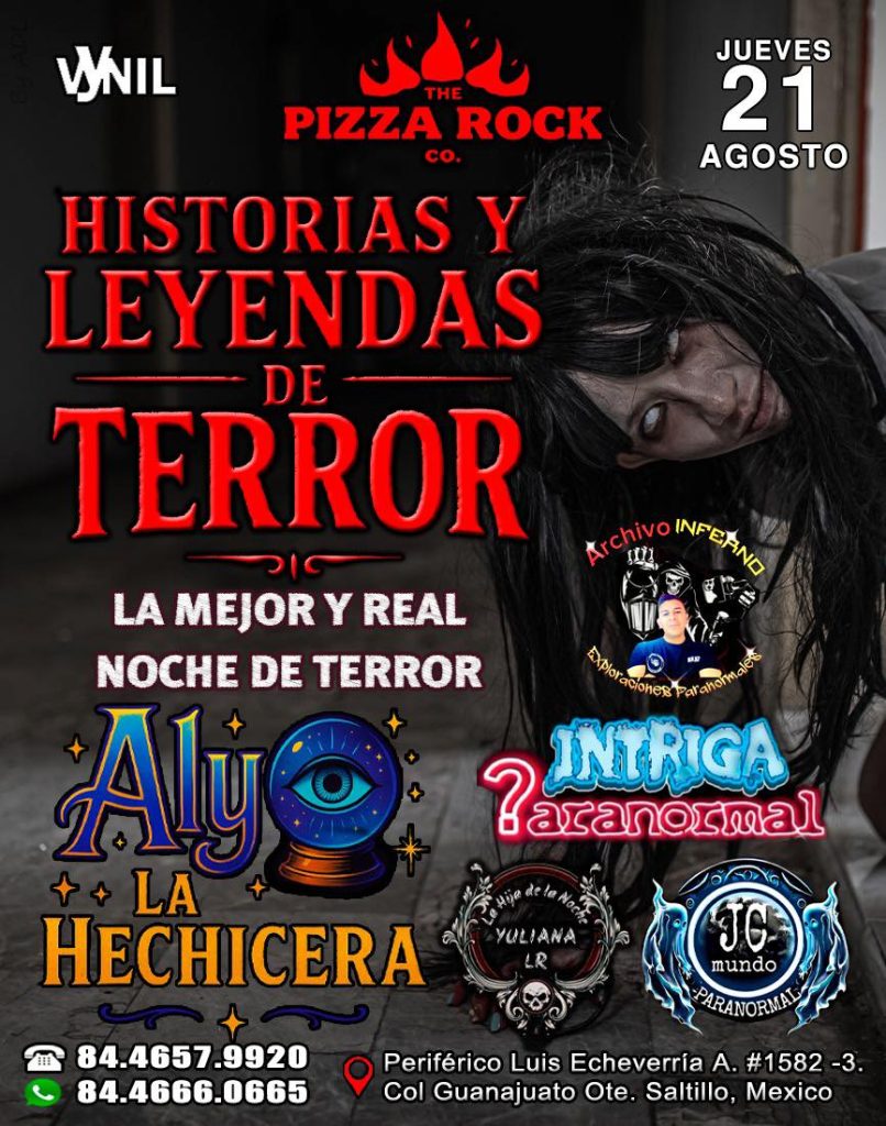 NOCHE de Velas y CUENTOS DE TERROR en Pizza Rock