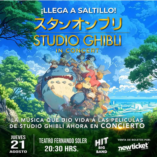 Studio Ghibli en Concierto en el Teatro De La Ciudad Fernando Soler