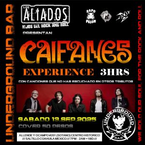 Caifanes Experience en Underground Bar