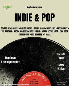 Domingo de noche POP INDIE ROCK en Beer Therapy