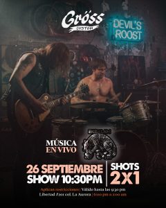 Viernes de Rock con EkBalam en Gröss Moto Customs